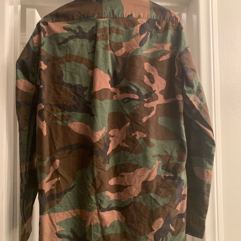 Classic Fig Camo Oxford Shirt